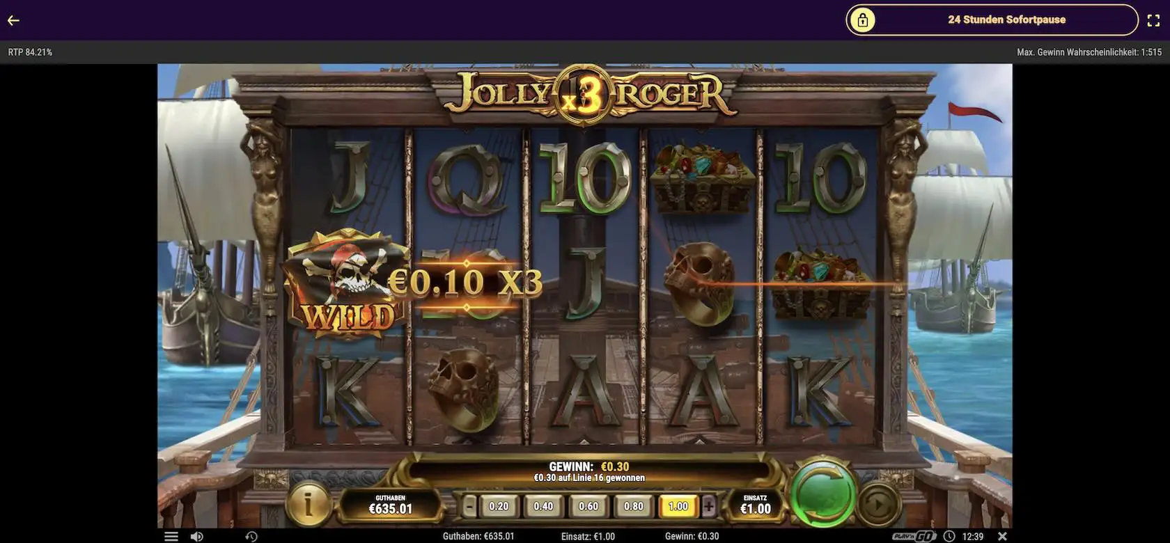 jolly-roger-2-spielautomat-gewinn