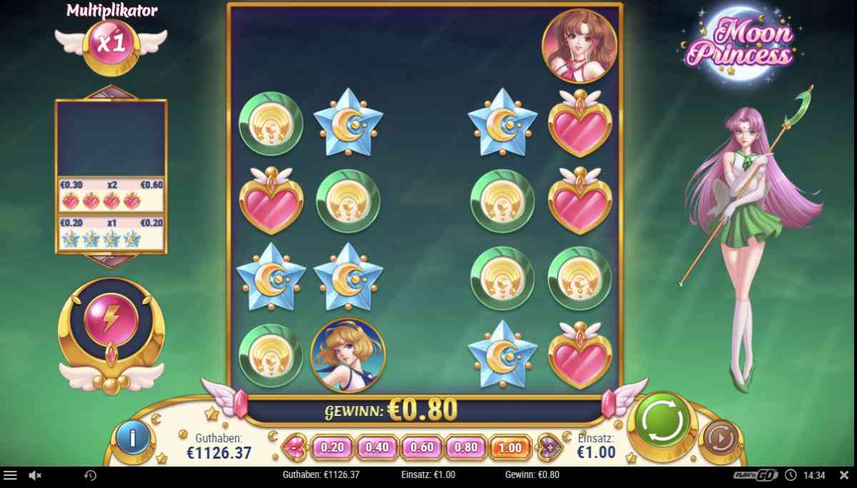 Moon-Princess-Gewinn