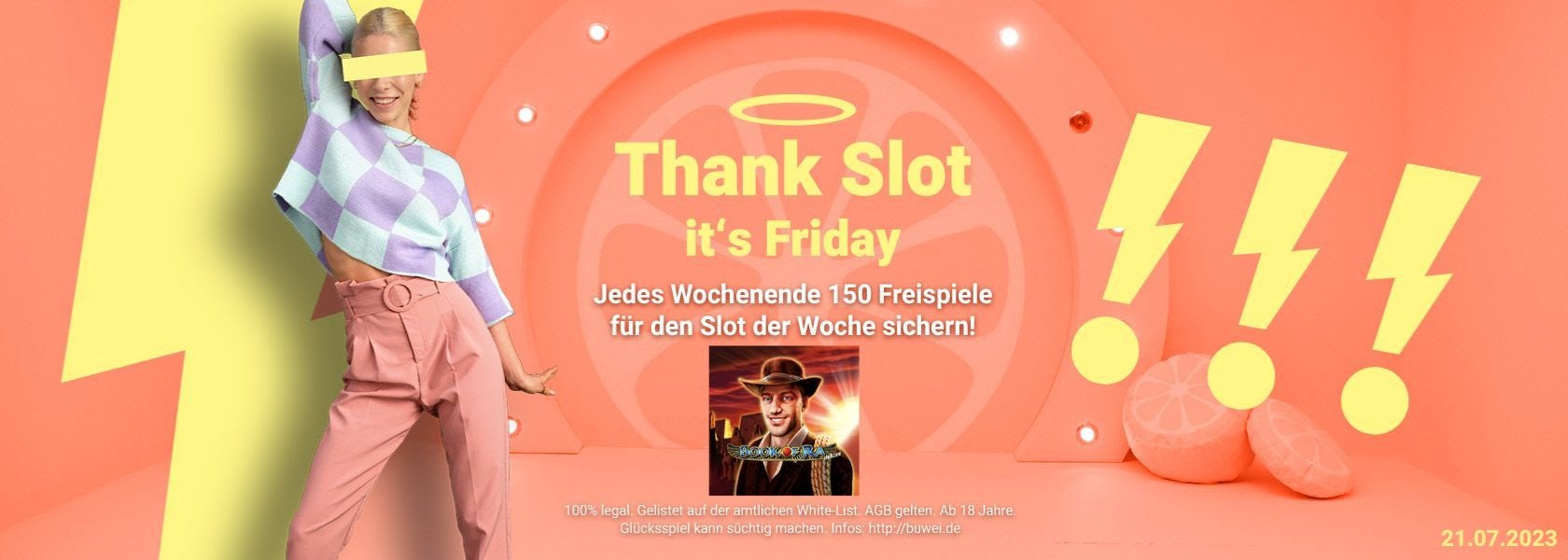 Thank Slot it's Friday am 21.07.2023 bei BingBong.de