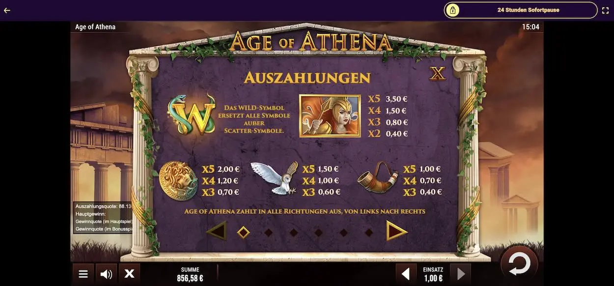 age-of-athena-auszahlungstabelle