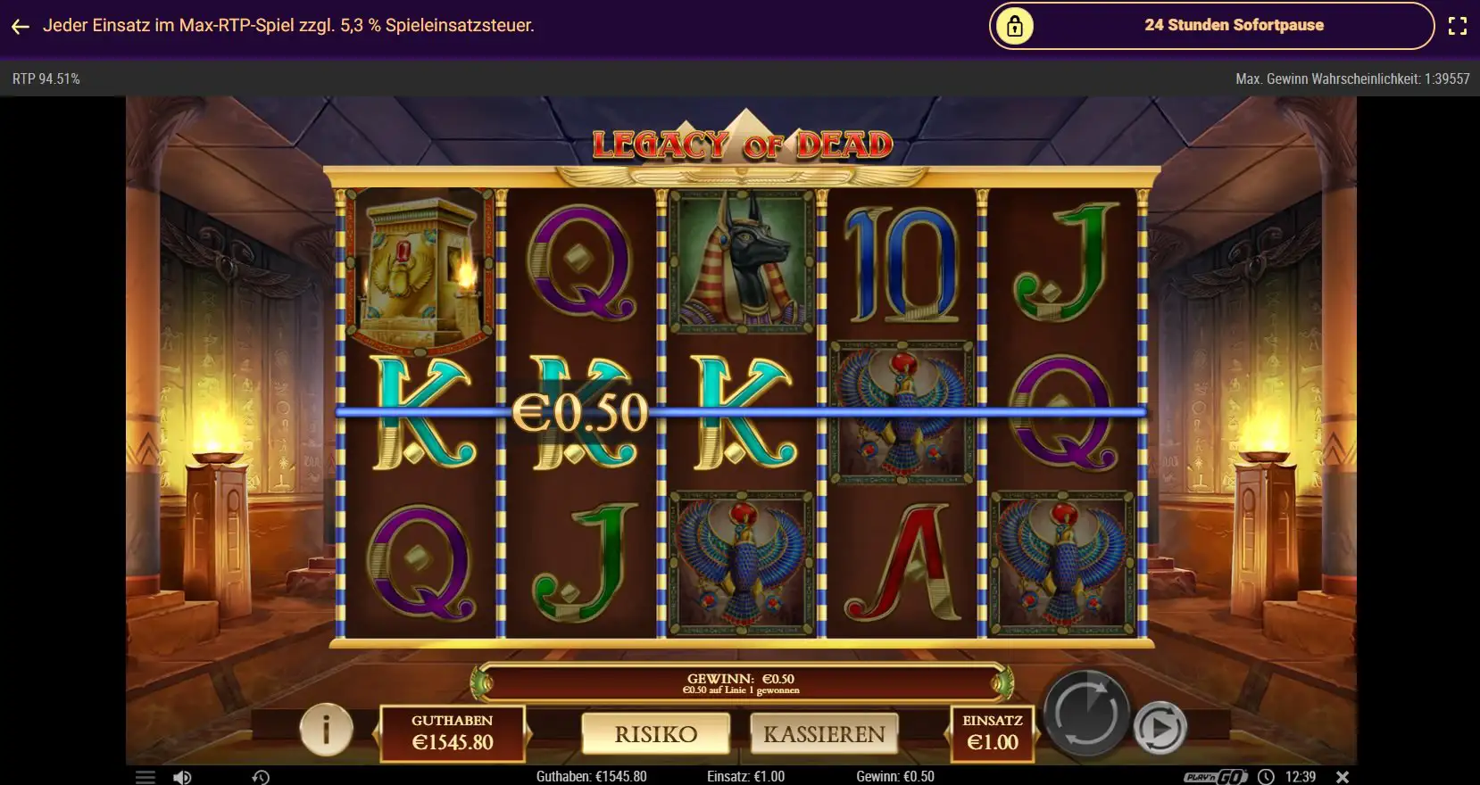 legacy-of-dead-gewinn