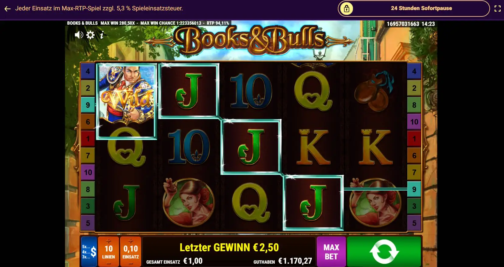 books-and-bulls-gewinn