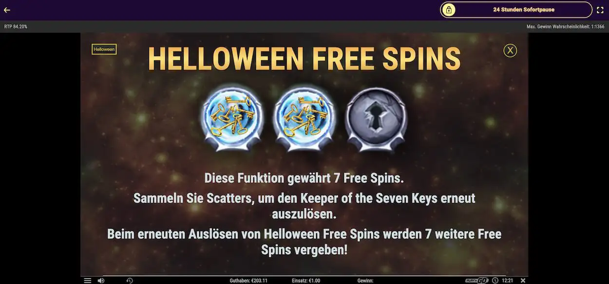 helloween-paytable