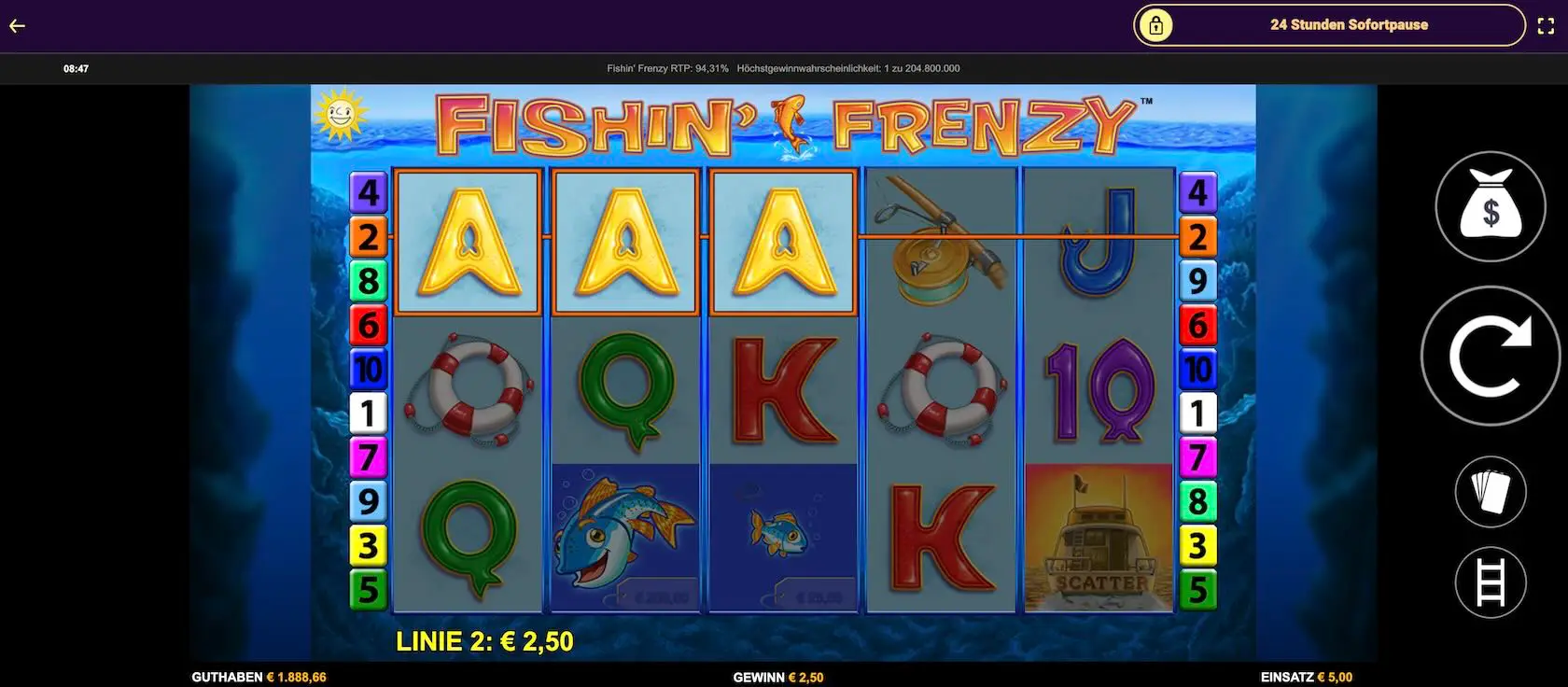 fishin-frenzy-gewinn