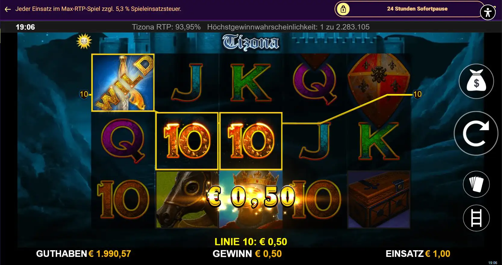 tizona-casino-gewinn