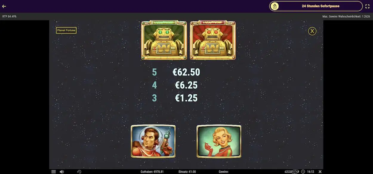 planet-fortune-gewinntabelle
