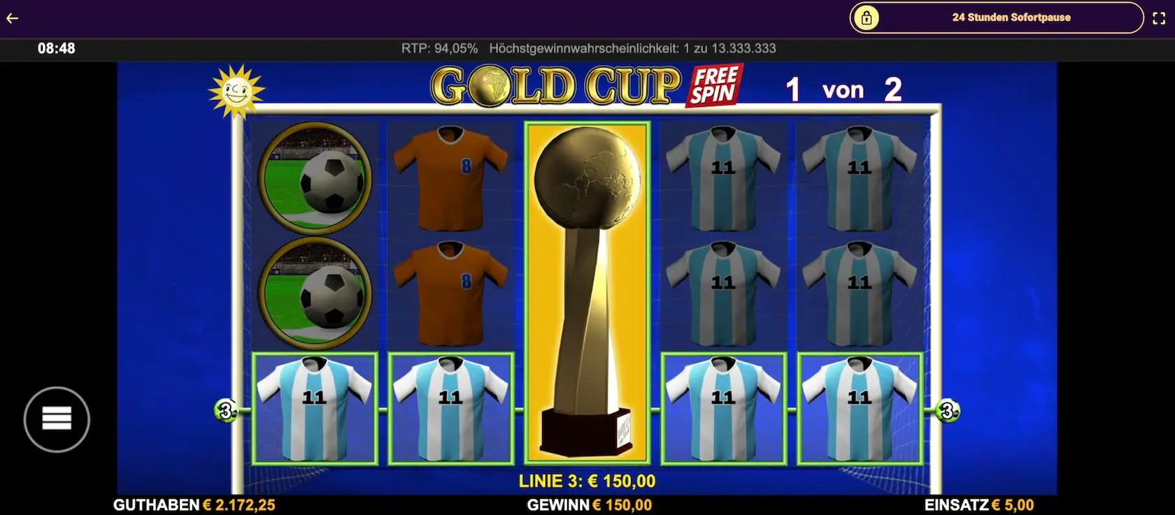 gold-cup-free-spin-gewinn