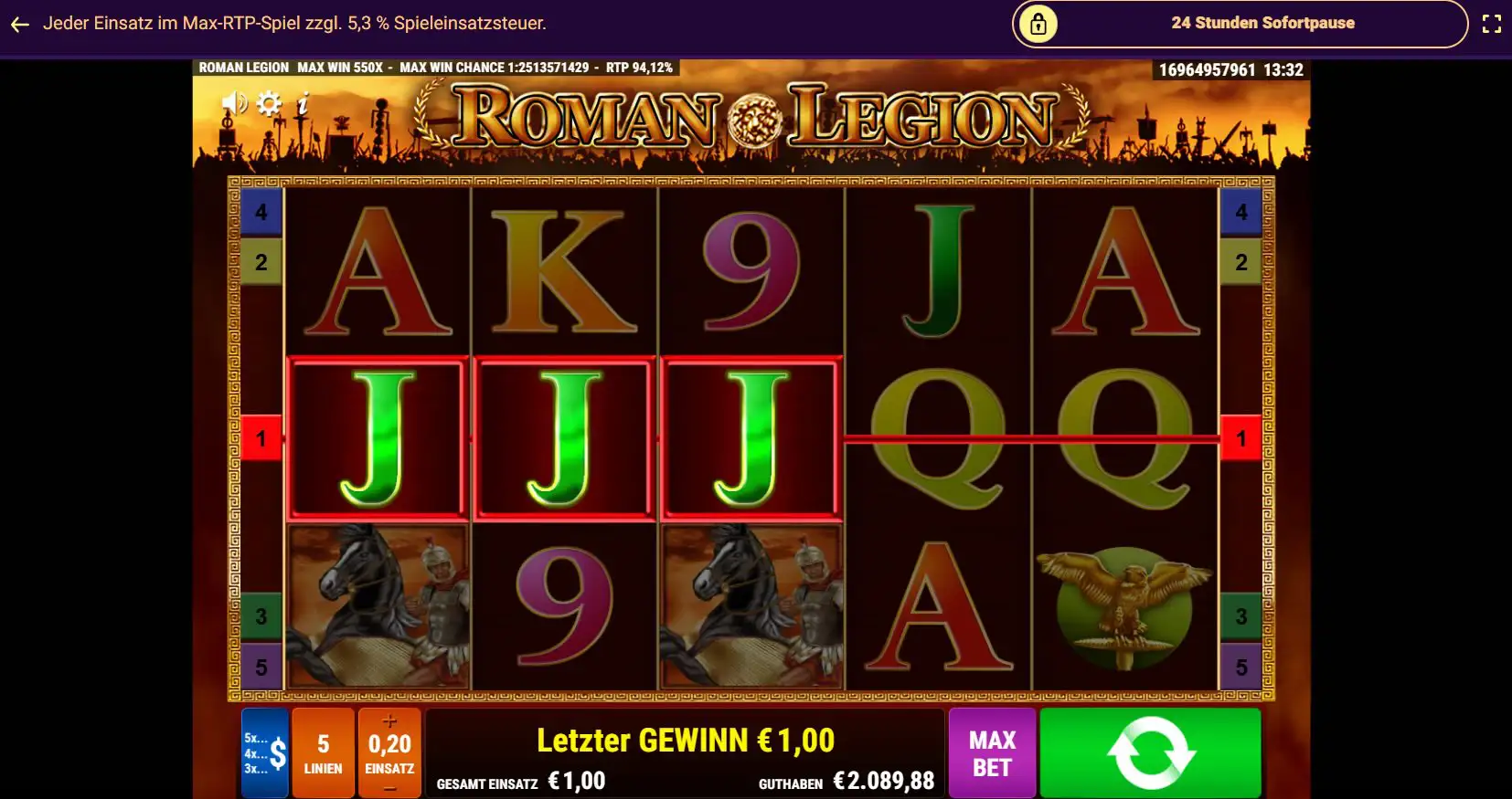 roman-legion-spielen-gewinn