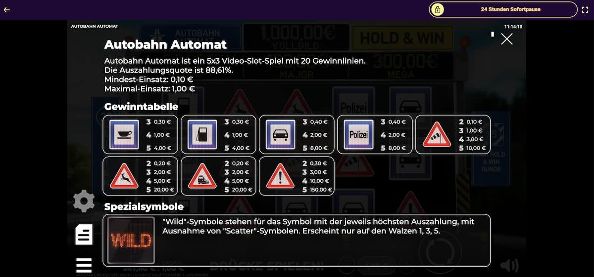 autobahn-automat-gewinntabelle